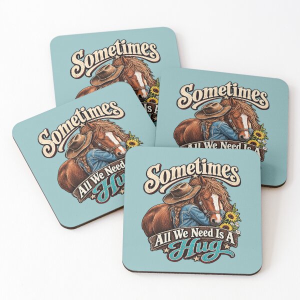 Item preview, Sometimes All We Need Is a Hug Horse Lover. designed and sold by Endless7Art.