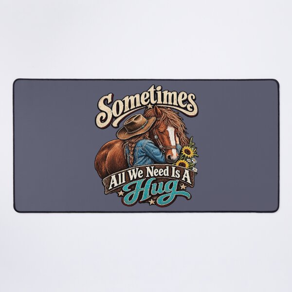 Item preview, Sometimes All We Need Is a Hug Horse Lover. designed and sold by Endless7Art.
