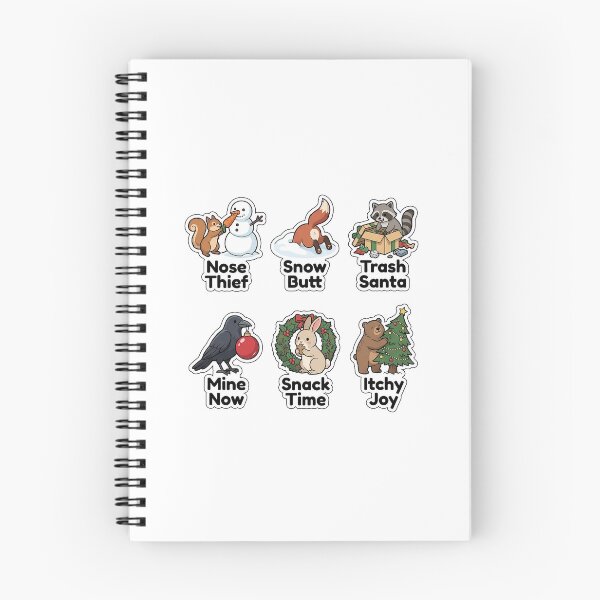 Item preview, Mischievous Snow Animal Antics Sticker Pack - Funny Wildlife Puns designed and sold by SimpleP.