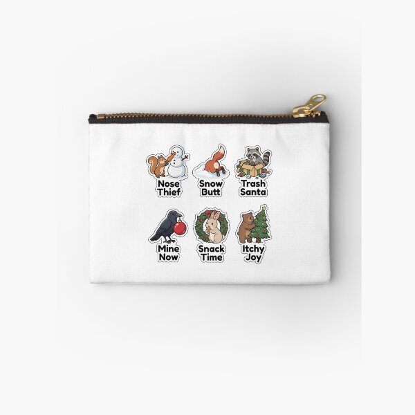 Item preview, Mischievous Snow Animal Antics Sticker Pack - Funny Wildlife Puns designed and sold by SimpleP.