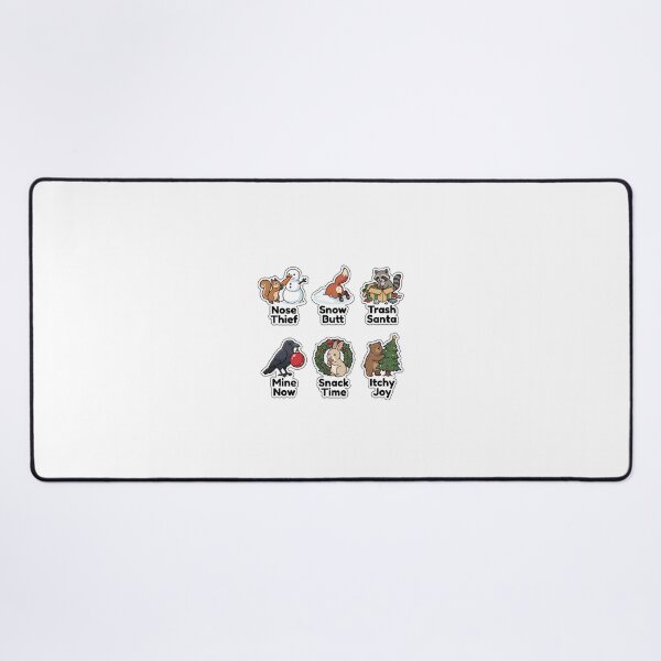Item preview, Mischievous Snow Animal Antics Sticker Pack - Funny Wildlife Puns designed and sold by SimpleP.