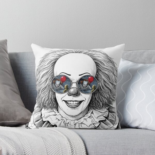 Aperçu de l'œuvre Pennywise Classic Clown Sunglasses Reflection créée et vendue par Bad-Decisions-Designs.