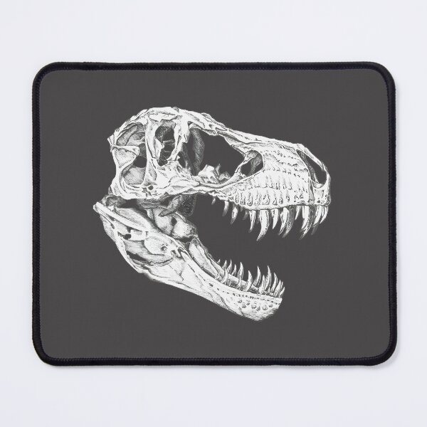 Item preview, Detailed T-Rex Skull Illustration Dinosaur Fossil Art Design designed and sold by Roberto De Silva.