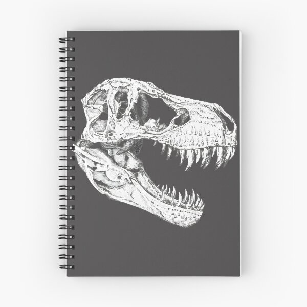 Item preview, Detailed T-Rex Skull Illustration Dinosaur Fossil Art Design designed and sold by Roberto De Silva.