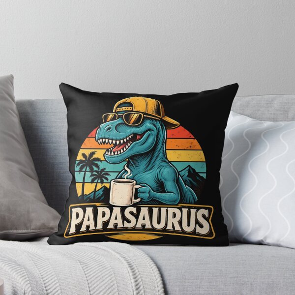 Item preview, Papasaurus Funny Retro Dinosaur Dad  designed and sold by RetroOddity.