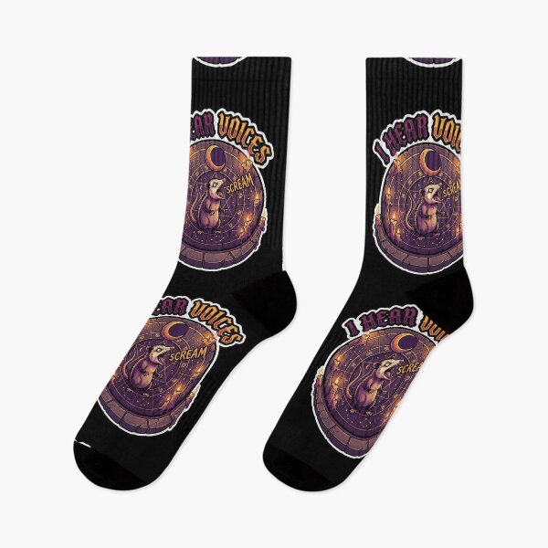 Item preview, I Hear Voices Scream Opossum Astrological Graphic designed and sold by Flying Doggo.