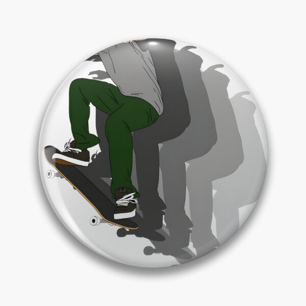 Item preview, Dynamic Skater Silhouette in Motion Artwork for Skateboarding Enthusiasts designed and sold by zanahoricida.