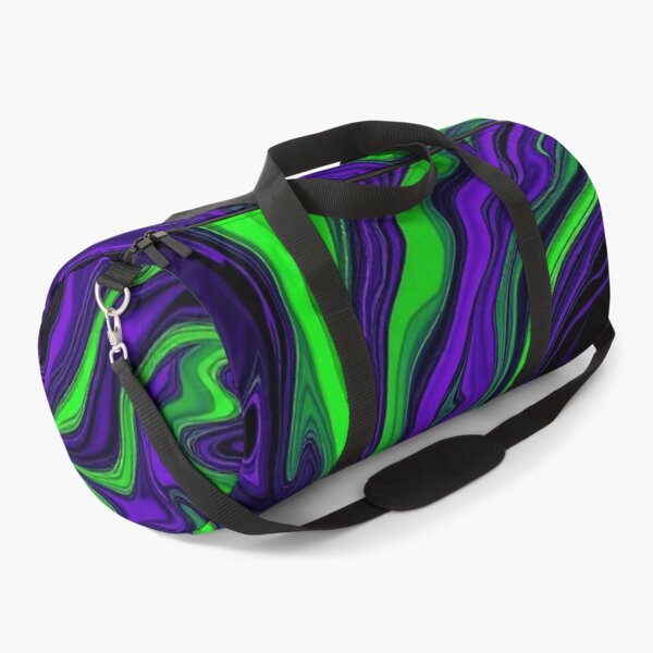 Item preview, Psychedelic Purple Neon Green Liquid Marble Pattern designed and sold by IntelliMindDesigns.