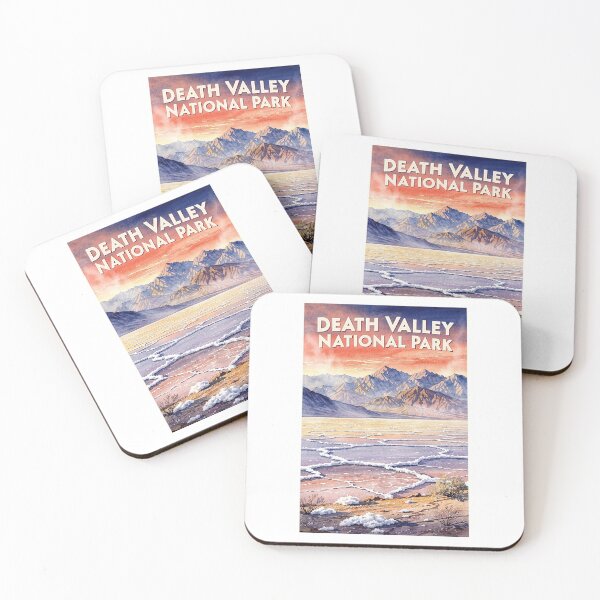 Item preview, Death Valley National Park California Vintage Watercolor Travel designed and sold by Teelogic.