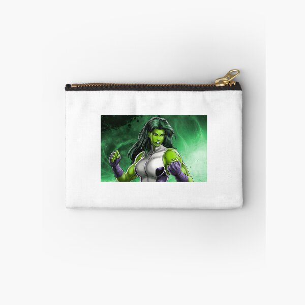 Item preview, Green Superhero Female Strength Illustration designed and sold by wordonmyapparel.