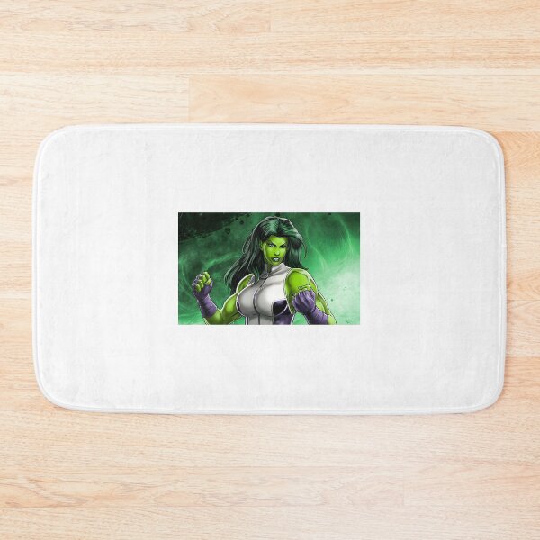 Item preview, Green Superhero Female Strength Illustration designed and sold by wordonmyapparel.