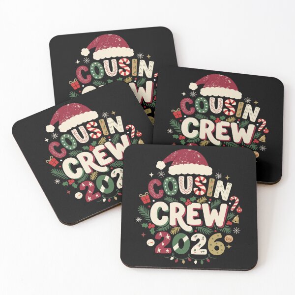 Item preview, Cousin Crew 2026 Festive Family Christmas Celebration designed and sold by FreshVibe Prints.