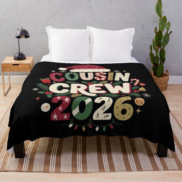 Item preview, Cousin Crew 2026 Festive Family Christmas Celebration designed and sold by FreshVibe Prints.