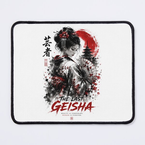 Item preview, The Last Geisha – Japanese Woman Ink Art designed and sold by Onviton.