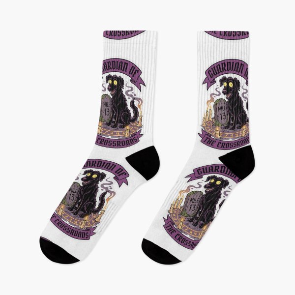 Item preview, Guardian Of The Crossroads Black Dog Mile 13 designed and sold by Flying Doggo.