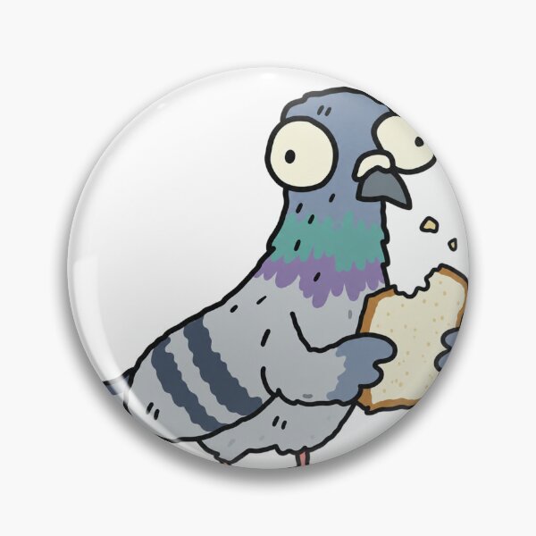 Item preview, Funny Pigeon Stealing A Slice designed and sold by MonkiFlipp.