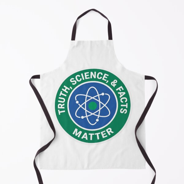 Item preview, Truth Science and Facts Matter Atom Badge Pro Science STEM Teacher Physics Pun designed and sold by raedattia.