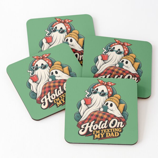 Item preview, Hold On I’m Texting My Dad - Ghost Family. designed and sold by Endless7Art.