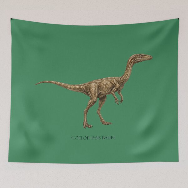 Item preview, The Triassic Sprinter: Coelophysis Bauri Fine Art Print designed and sold by FreiherrPK.