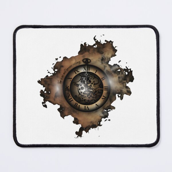 Item preview, Lost Time Surreal Art Design Featuring Melting Clock and Abstract Elements designed and sold by zanahoricida.