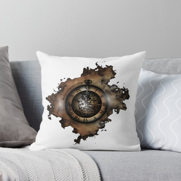 Item preview, Lost Time Surreal Art Design Featuring Melting Clock and Abstract Elements designed and sold by zanahoricida.
