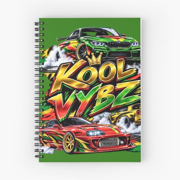 Item preview, Kool Vybz Drift Cars Reggae Vibe JDM Racing Burnout Graphic designed and sold by digitalbob60.