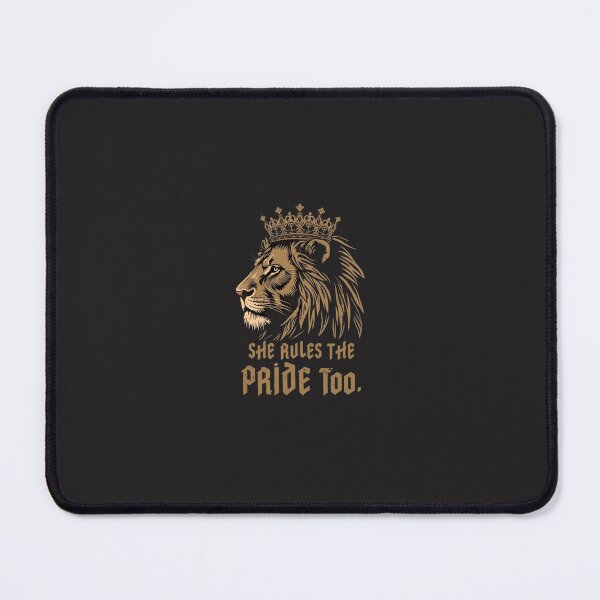 Item preview, She Rules The Pride Too Crowned Lioness Feminist Motivation design designed and sold by Bennie Singh.