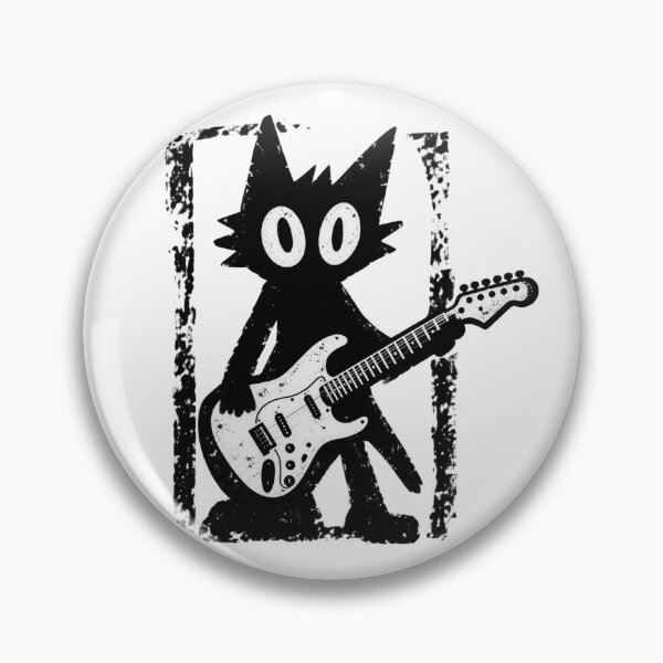 Item preview, Rock Star Cat Shirt, Vintage Kitten Y2K TShirt, Rock and Roll Cat Shirt, Electric Guitar Kitty Tee, Cat Grunge Punk Music Lover Gift for Him designed and sold by faridman.