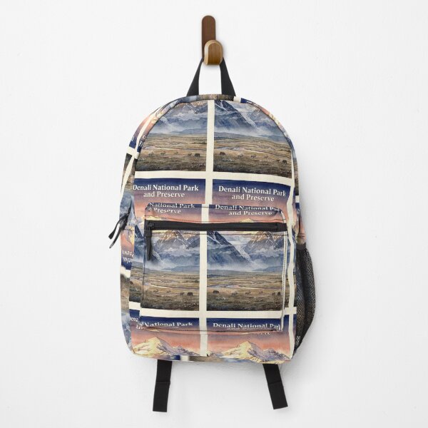 Item preview, Denali National Park and Preserve Alaska Vintage Watercolor Travel designed and sold by Teelogic.