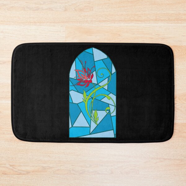 Item preview, flower on a stained glass window designed and sold by Lagueny.