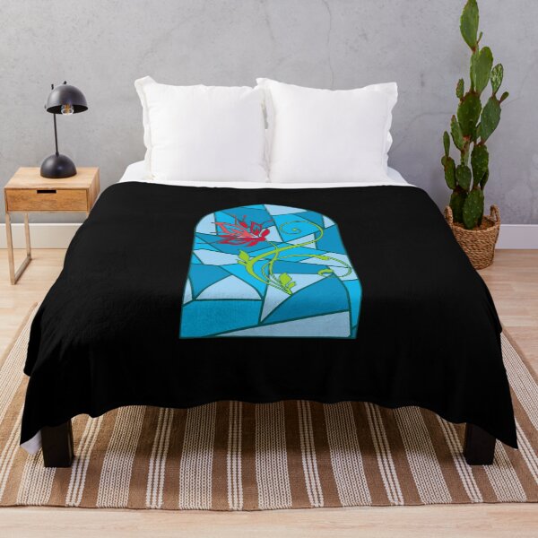 Item preview, flower on a stained glass window designed and sold by Lagueny.