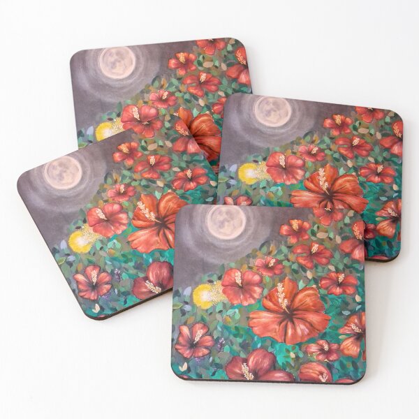 Item preview, ​Moonlit Hibiscus designed and sold by FruFralla.