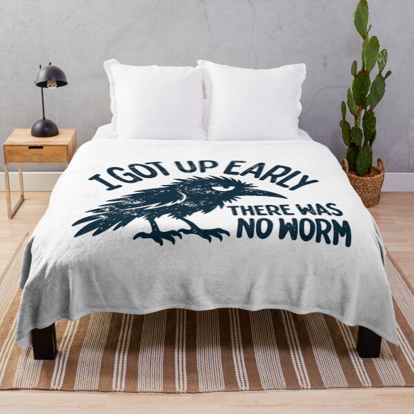 Item preview, I Got Up Early There Was No Worm Funny Grumpy Bird designed and sold by PartyFam.