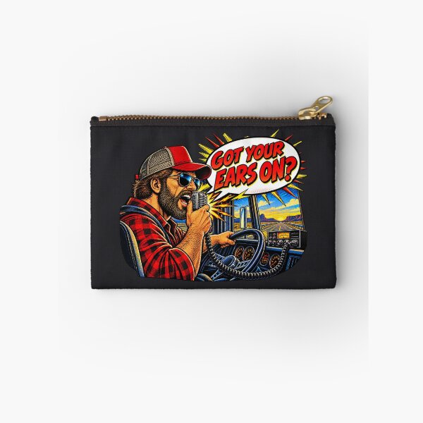 Item preview, Got Your Ears On Comic Trucker - Pop Art CB Radio Driver designed and sold by NomadForge.