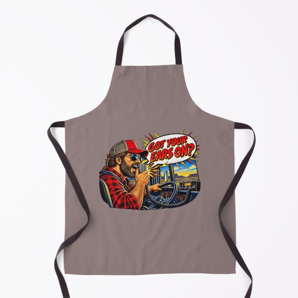 Item preview, Got Your Ears On Comic Trucker - Pop Art CB Radio Driver designed and sold by NomadForge.