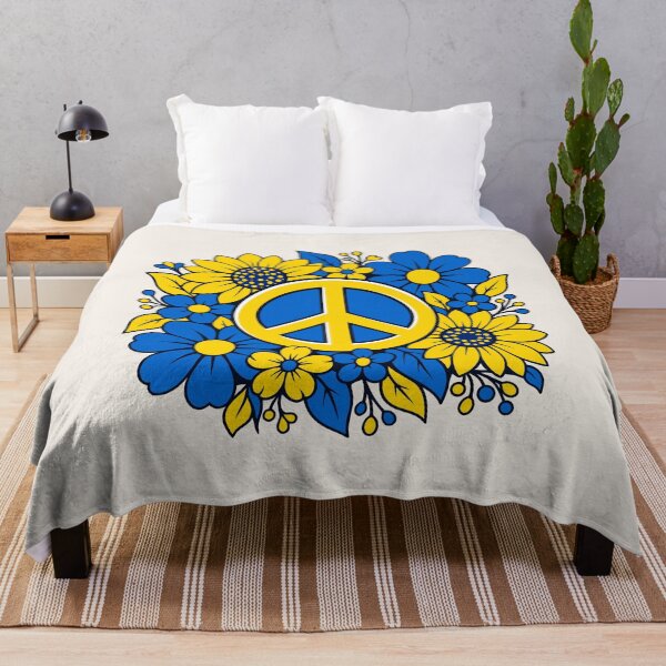 Item preview, Peace for Ukraine in Blue and Yellow designed and sold by Infinitee8hirts.