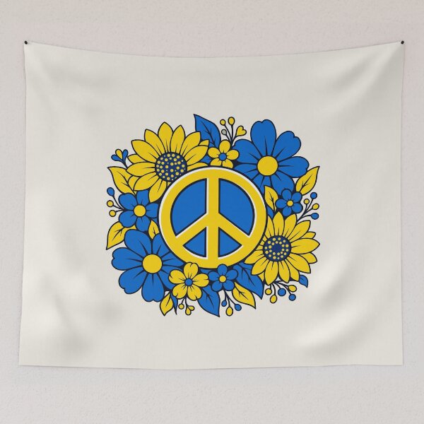Item preview, Peace for Ukraine in Blue and Yellow designed and sold by Infinitee8hirts.