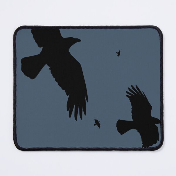Item preview, Crows or Raven-Family On-The-Wing Minimalist Design designed and sold by taiche.