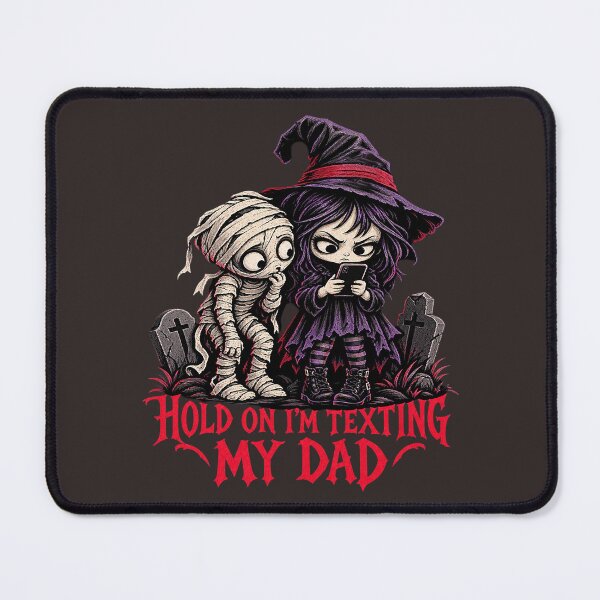 Item preview, Hold On I’m Texting My Dad Funny Halloween. designed and sold by Endless7Art.