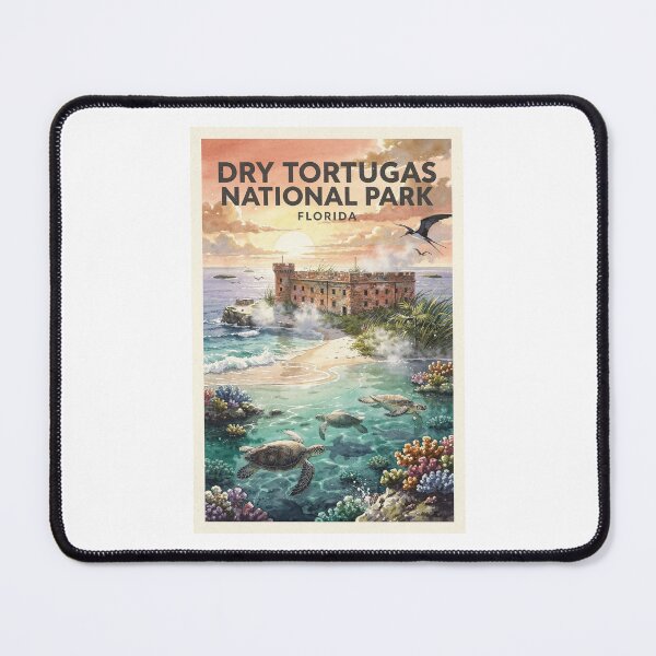 Item preview, Dry Tortugas National Park Florida Vintage Watercolor Travel designed and sold by Teelogic.