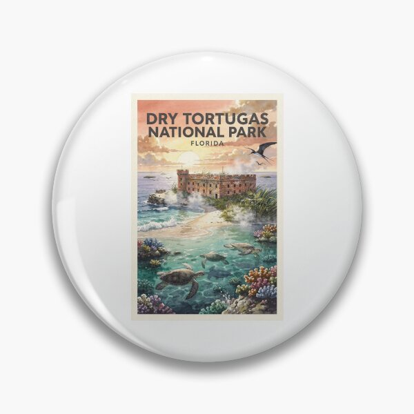 Item preview, Dry Tortugas National Park Florida Vintage Watercolor Travel designed and sold by Teelogic.