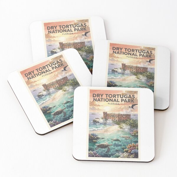 Item preview, Dry Tortugas National Park Florida Vintage Watercolor Travel designed and sold by Teelogic.