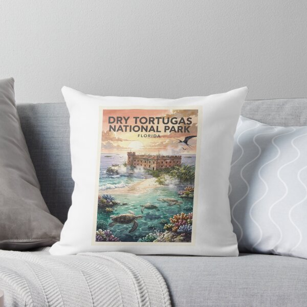 Item preview, Dry Tortugas National Park Florida Vintage Watercolor Travel designed and sold by Teelogic.