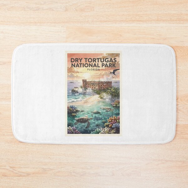 Item preview, Dry Tortugas National Park Florida Vintage Watercolor Travel designed and sold by Teelogic.