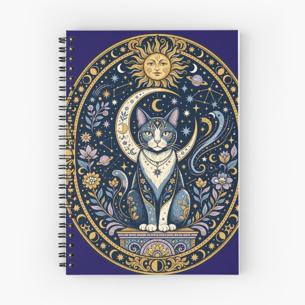 Item preview, Celestial Moon Cat Vintage Tarot designed and sold by Iampoji.