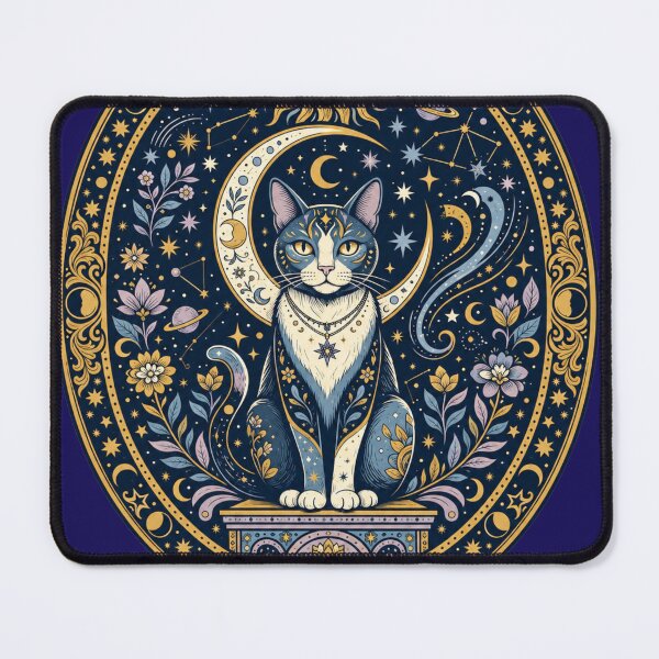 Item preview, Celestial Moon Cat Vintage Tarot designed and sold by Iampoji.