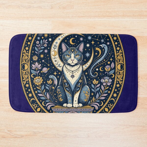 Item preview, Celestial Moon Cat Vintage Tarot designed and sold by Iampoji.