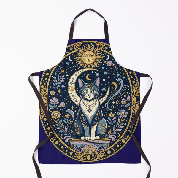 Item preview, Celestial Moon Cat Vintage Tarot designed and sold by Iampoji.