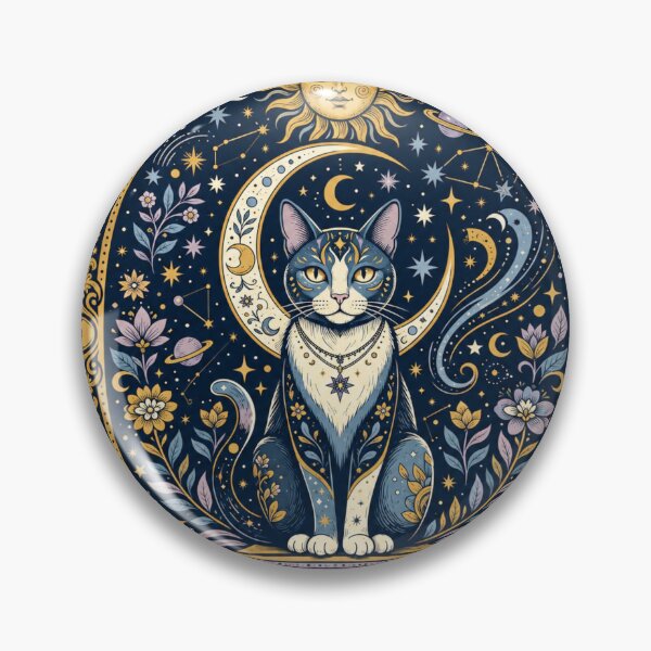 Item preview, Celestial Moon Cat Vintage Tarot designed and sold by Iampoji.