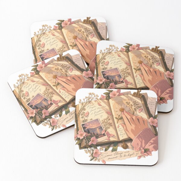 Item preview, Pressed Flower Memory Book Anime Aesthetic Design designed and sold by A Light Worker.